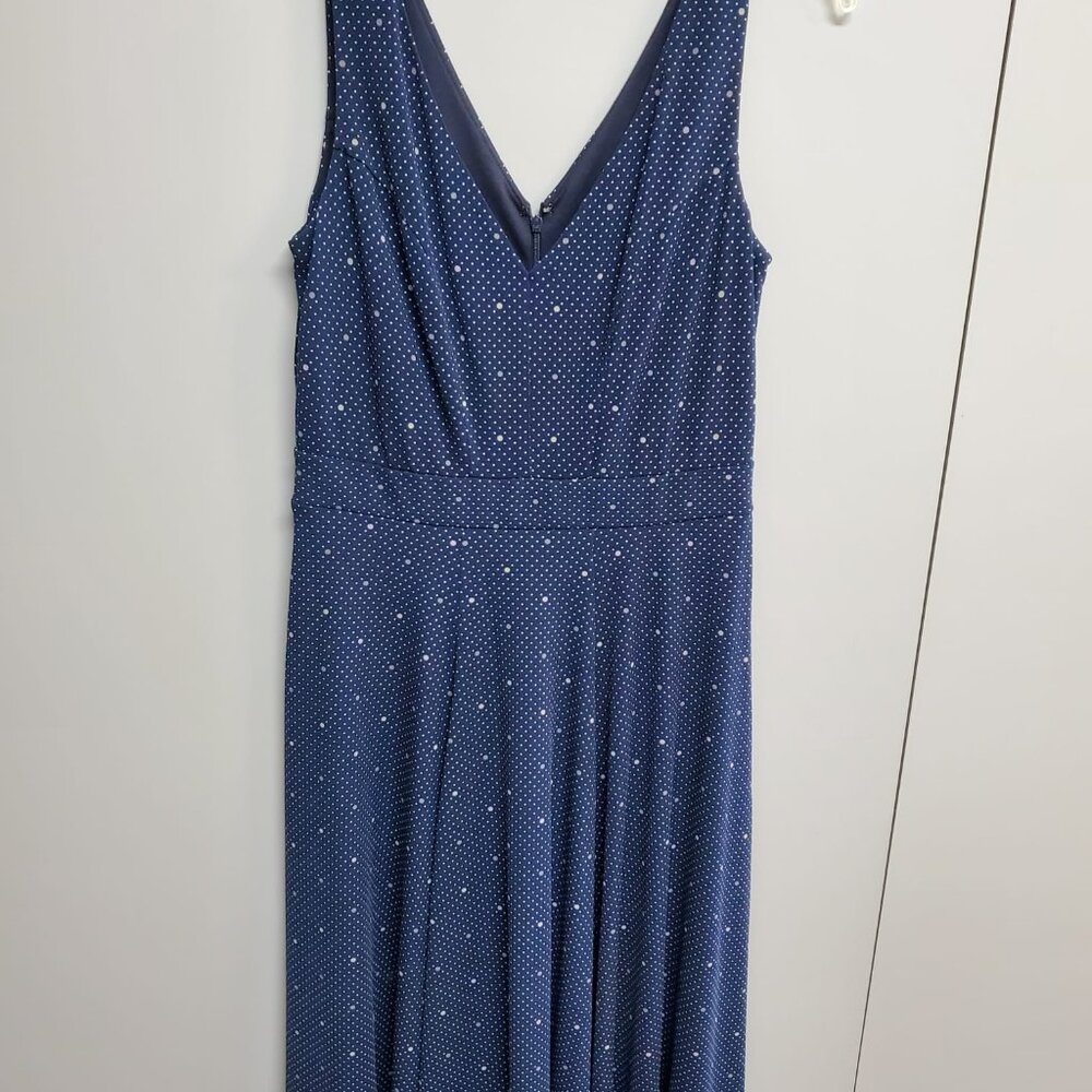 Ann Taylor Sleeveless Polka Dot Dress
